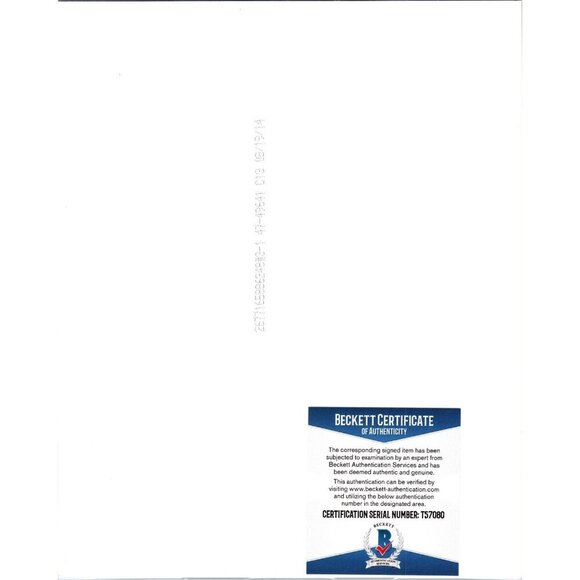 IKE BLESSITT DETROIT TIGERS MLB SIGNED 8x10 COA Beckett T57080 - Picture 2 of 2